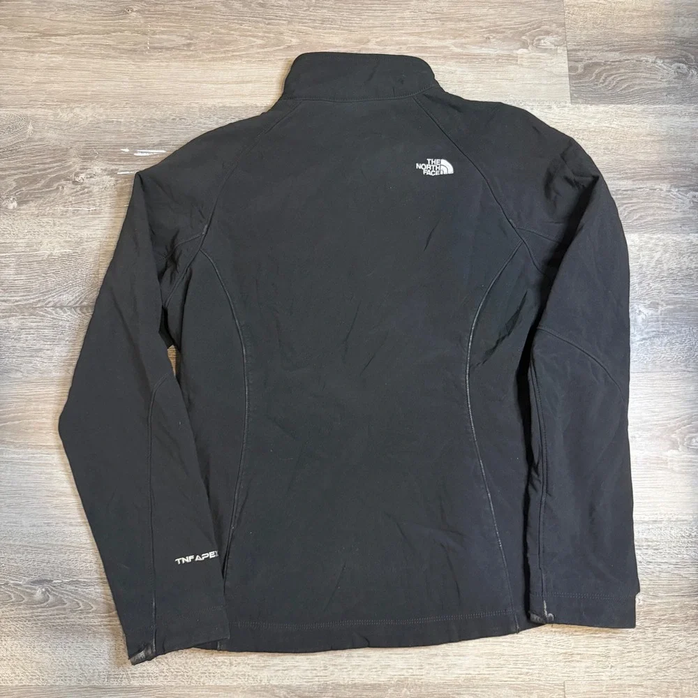 The North Face Apex Softshell Jacket Mens XL Black Full Zip Windproof Outdoor